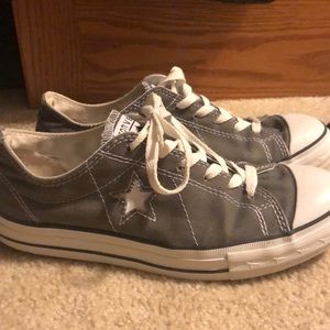 Gray Converse size 8 1/2